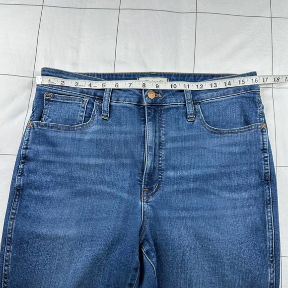 Madewell Jeans Womens 30 Petite Blue Curvy Roadtripper Skinny Stretch Denim - Picture 6 of 11